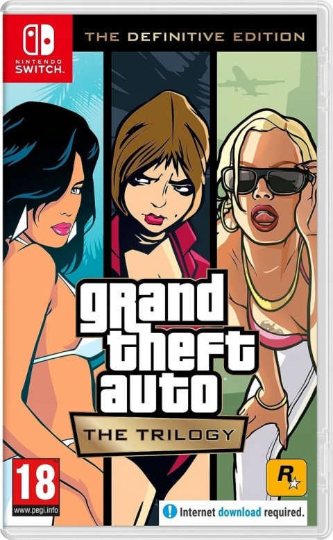 Gra GTA Grand Theft Auto: The Trilogy - The Definitive Edition Nintendo Switch Nowa