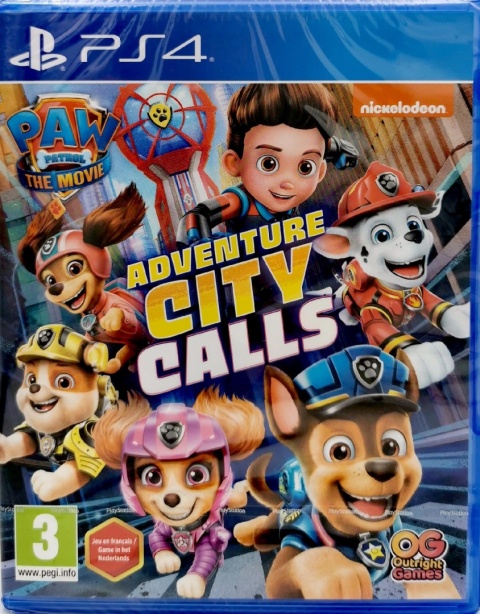 Gra Psi Patrol Miasto Przygód Wzywa PS4 Playstation 4 Nowa