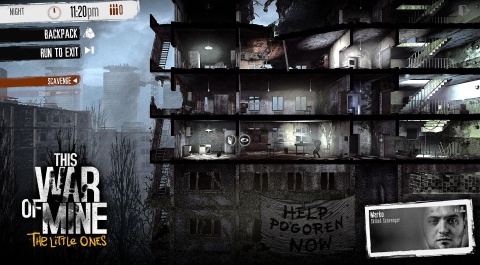 Gra This War of Mine: The Little Ones Playstation 4 PS4 Używana