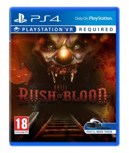 Gra Until Dawn: Rush of Blood Playstation 4 PS4 Używana