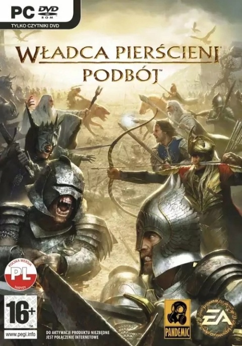 Gra Władca Pierścieni Podbój PC Używana