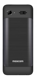 MAXCOM telefon dla seniora MM245 czarny