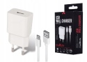 Maxlife ładowarka sieciowa MXTC-01 1x USB 2,1A biała + kabel USB-C