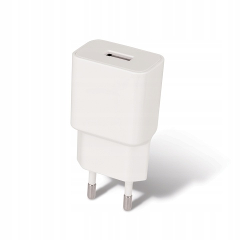 Maxlife ładowarka sieciowa MXTC-01 1x USB 2,1A biała + kabel USB-C