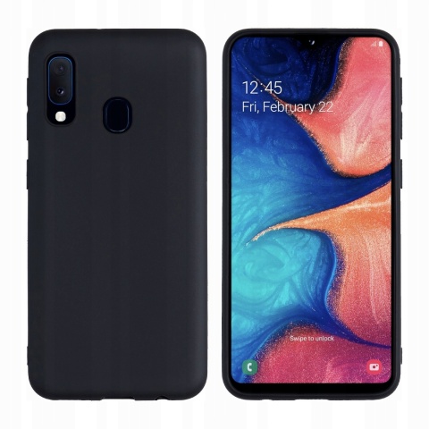 Nakładka Matt TPU do Samsung Galaxy A20e (SM A202F) czarna