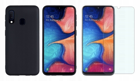 Nakładka Matt TPU do Samsung Galaxy A20e (SM A202F) czarna