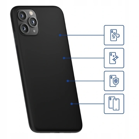 Nakładka Matt TPU do Samsung Galaxy S10 Plus czarna