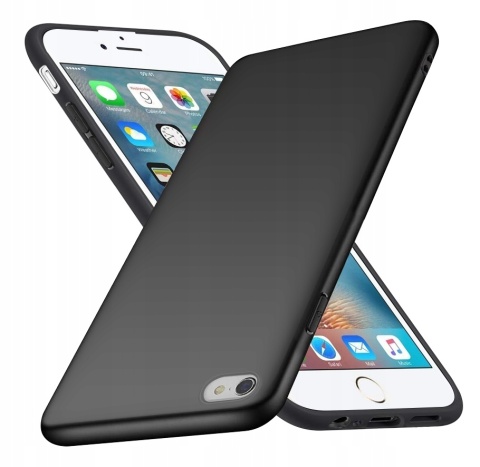 Nakładka Matt TPU do iPhone 6 / 6s czarna