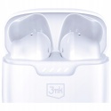 Słuchawki bezprzewodowe 3mk Movepods 5.4 białe Bluetooth 5.4