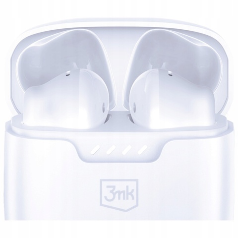 Słuchawki bezprzewodowe 3mk Movepods 5.4 białe Bluetooth 5.4