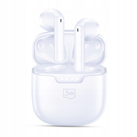 Słuchawki bezprzewodowe 3mk Movepods 5.4 białe Bluetooth 5.4
