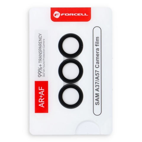 Szkło hartowane Forcell Premium do aparatu - do Samsung Galaxy S26 Czarny