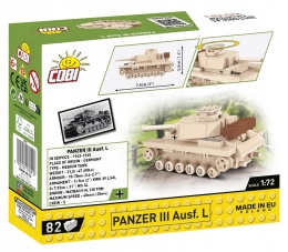 Klocki COBI: HC WWII - Panzer Iii Ausf.L 82 Kl.