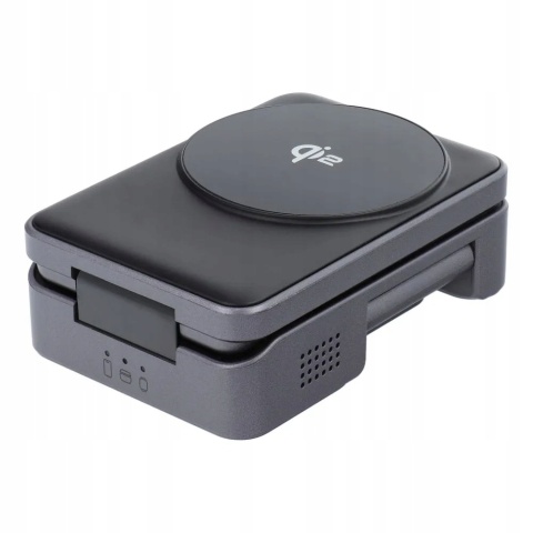 Ładowarka indukcyjna Forcell F-Energy 3w1 Flex Pro Qi2 zgodna z MagSafe (F-05) srebrna