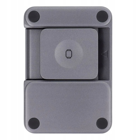Ładowarka indukcyjna Forcell F-Energy 3w1 Flex Pro Qi2 zgodna z MagSafe (F-05) srebrna