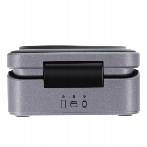 Ładowarka indukcyjna Forcell F-Energy 3w1 Flex Pro Qi2 zgodna z MagSafe (F-05) srebrna