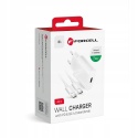 Ładowarka sieciowa do telefonu Forcell F-Energy USB C QC4.0 PD 3A 25W + kabel USB C do USB C TFK-TC-25WPD biała