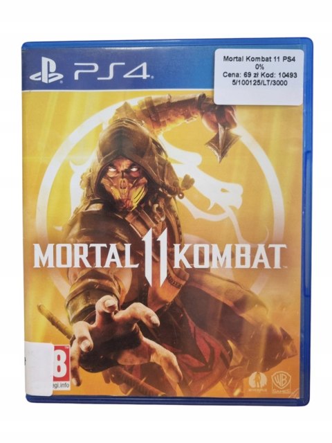 MORTAL KOMBAT 11 PS4 Playstation 4 Używana