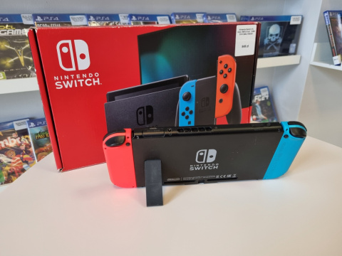 Nintendo Switch V2 Niebiesko Czerwony | Używany Nintendo Switch V2 Niebiesko Czerwony | Używany