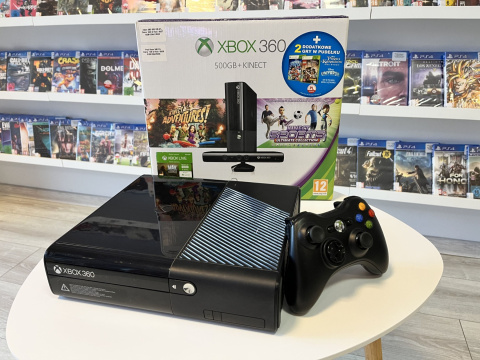 Xbox 360E 500 GB + Oryginalny Pad | Używany Xbox 360E 500 GB + Oryginalny Pad | Używany
