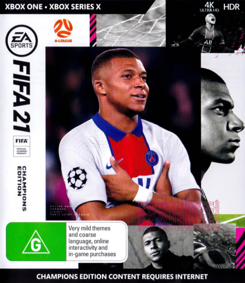 FIFA 21 Edycja Mistrzowska Xbox One XONE Używane FIFA 21 Edycja Mistrzowska Xbox One XONE Używane