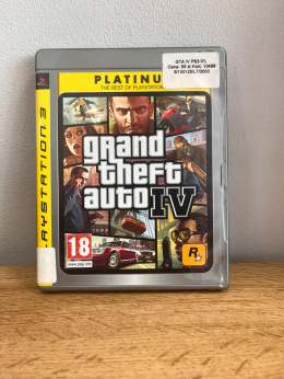 Gra GTA Grand Theft Auto IV Playstation 3 PS3 Używane