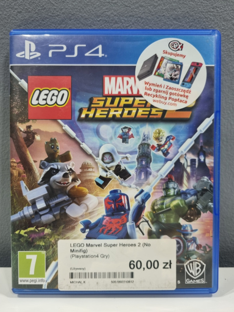 LEGO Marvel Super Heroes 2 Playstation 4 PS4 Używana LEGO Marvel Super Heroes 2 Playstation 4 PS4 Używana