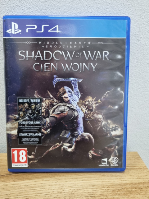 Gra Middle Earth Shadow of War Śródziemie Cień Wojny Playstation 4 PS4 Używana Gra Middle Earth Shadow of War Śródziemie Cień Wojny Playstation 4 PS4 Używana