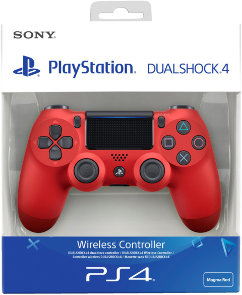 Kontroler SONY DualShock 4 Playstation 4 PS4 czerwony (magma red) | Używany Kontroler SONY DualShock 4 Playstation 4 PS4 czerwony (magma red) | Używany