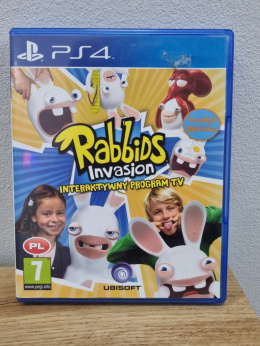 Rabbid Invasion - Interaktywny Program TV Playstation 4 PS4 Używana