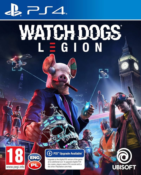 Gra Watch Dogs: Legion Playstation 4 PS4 Używana Gra Watch Dogs: Legion Playstation 4 PS4 Używana