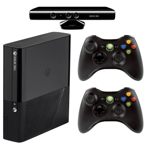 Xbox 360E 250 GB + 2x Oryginalny Pad + Kinect | Używane Xbox 360E 250 GB + 2x Oryginalny Pad + Kinect | Używane