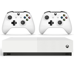 Xbox One S 500 GB z napędem + 2 Oryginalne Pady | Używany
