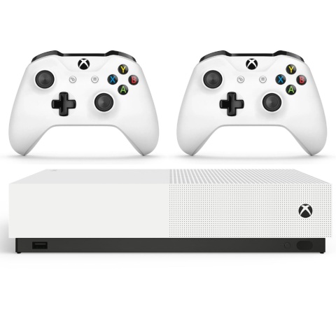 Xbox One S 500 GB z napędem + 2 Oryginalne Pady | Używany Xbox One S 500 GB z napędem + 2 Oryginalne Pady | Używany