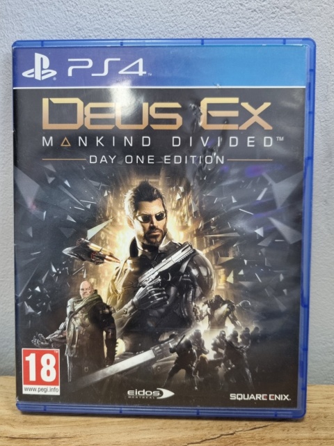 Gra Deus Ex: Mankind Divided Day One Edition Playstation 4 PS4 Używana Gra Deus Ex: Mankind Divided Day One Edition Playstation 4 PS4 Używana