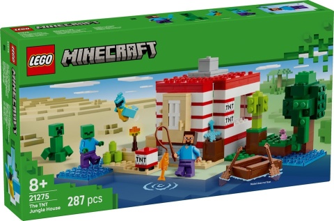 LEGO Minecraft Dom TNT w dżungli 21275 LEGO Minecraft Dom TNT w dżungli 21275