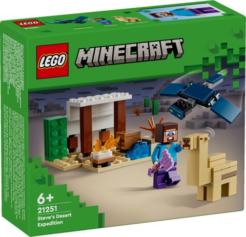 LEGO Minecraft Pustynna wyprawa Steve’a 21251 LEGO Minecraft Pustynna wyprawa Steve’a 21251