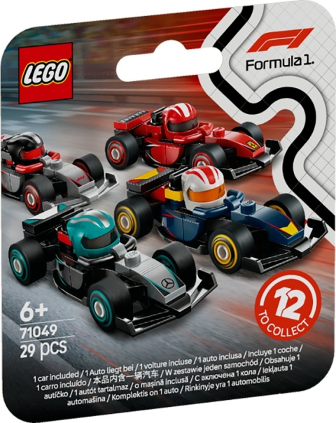 LEGO Minifigures Kolekcjonerskie Bolidy F1® 71049 LEGO Minifigures Kolekcjonerskie Bolidy F1® 71049