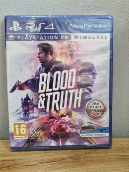 Gra Blood & Truth Playstation 4 PS4 Nowa