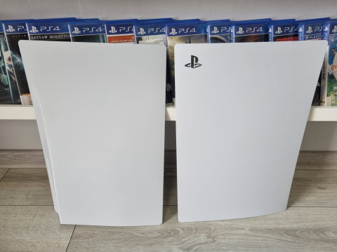 Oryginalna Biała Obudowa / Panele PS5 Playstation 5 FAT z napędem | Używane Oryginalna Biała Obudowa / Panele PS5 Playstation 5 FAT z napędem | Używane