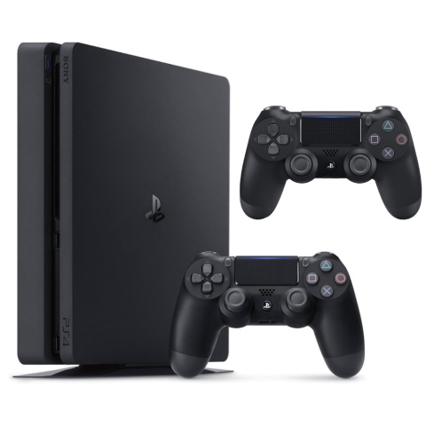 Playstation 4 Slim PS4 1 TB + 2x Oryginalny Pad Dualshock | Używana Playstation 4 Slim PS4 1 TB + 2x Oryginalny Pad Dualshock | Używana