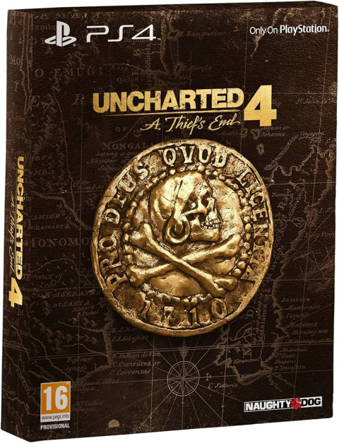 Uncharted 4 Kres Złodzieja Steelbook / Artbook Playstation 4 PS4 Używana Uncharted 4 Kres Złodzieja Steelbook / Artbook Playstation 4 PS4 Używana