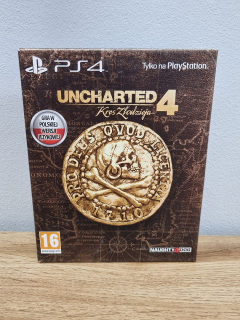 Uncharted 4 Kres Złodzieja Steelbook / Artbook Playstation 4 PS4 Używana Uncharted 4 Kres Złodzieja Steelbook / Artbook Playstation 4 PS4 Używana