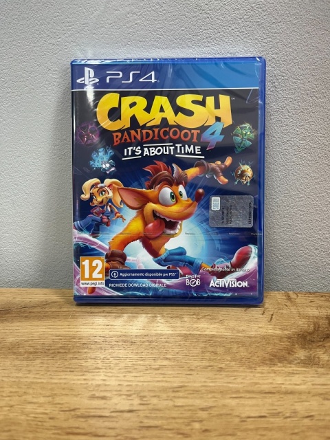 Gra Crash Bandicoot 4: Najwyższy czas Playstation 4 PS4 Nowa Gra Crash Bandicoot 4: Najwyższy czas Playstation 4 PS4 Nowa