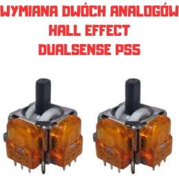 Wymiana dwóch analogów na Magnetyczny Halla w Padzie DualSense PlayStation 5 PS5 Hall Effect