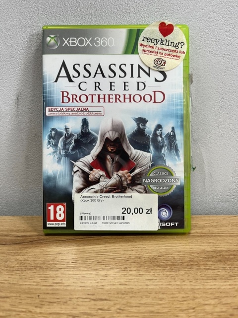 Gra Assassin's Creed: Brotherhood Playstation 3 PS3 Używana Gra Assassin's Creed: Brotherhood Playstation 3 PS3 Używana