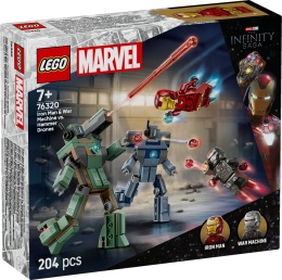 LEGO MARVEL Iron Man i War Machine kontra drony Hammera 76320