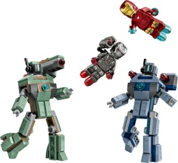 LEGO MARVEL Iron Man i War Machine kontra drony Hammera 76320