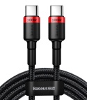 Baseus kabel Cafule PD USB-C - USB-C 2,0 m 5A czerwono-czarny 100W