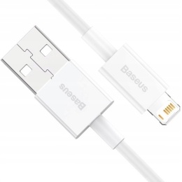 Baseus kabel Superior USB - Lightning 1,0 m 2,4A biały